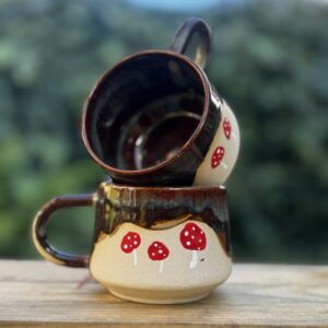 Kubek ceramiczny Muchomorki
